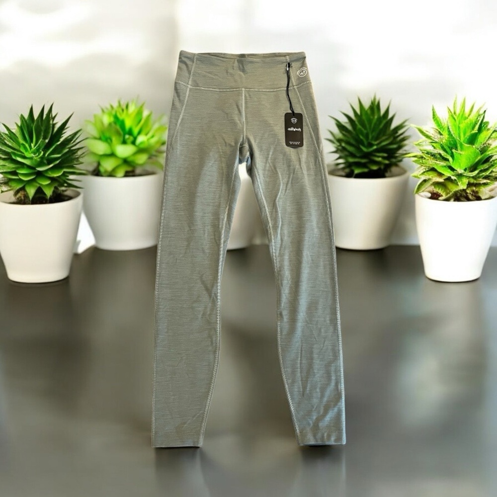 Allbirds Womens Small Gray Leggings - 14.5 Carbon Footprint Brand New With Tags!